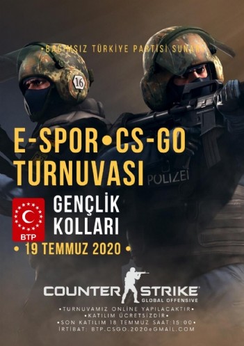 Hüseyin Baş E-Spor. CS-GO Turnuvasına Katılacak