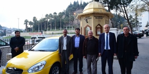 Dulkadiroğlu`nda Taksi Durakları Tarihi Dokuya Uygun Yenilendi