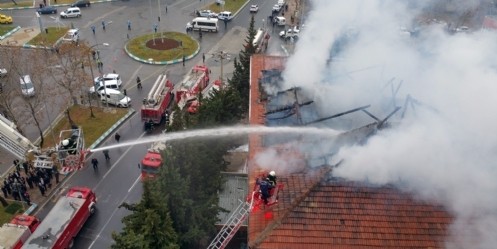 Öğrenci Yurdunda Korkutan Yangın