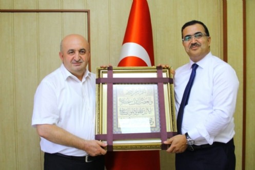 İl Millî Eğitim Müdürümüz Yusuf Kahraman, Cemal Yılmaz`dan Görevi Devraldı