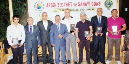 Afşin`de vergi rekortmenleri ödüllendirildi 