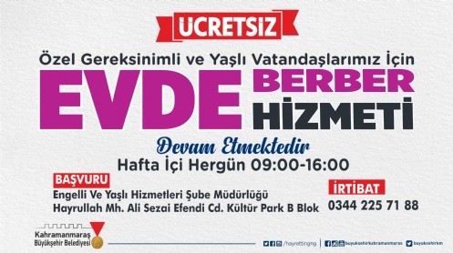 Evde Berber Hizmeti Yeniden Başladı