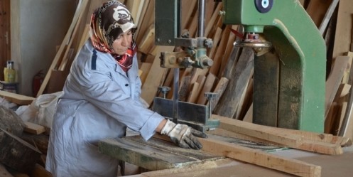 Kadın marangoz yurt dışına yatırım yapacak