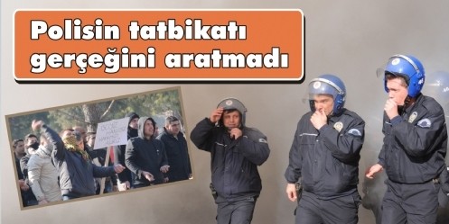 Polisin tatbikatı gerçeğini aratmadı