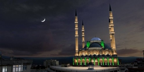 Abdulhamithan Camii`ne Led Aydınlatma