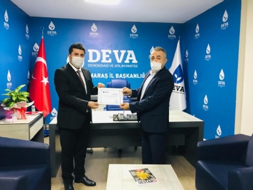 DEVA Partisi Dulkadiroğlu`na İlçe Başkanı Salih Dökme Görevlendirildi