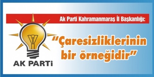 Çaresizliklerinin bir örneğidir