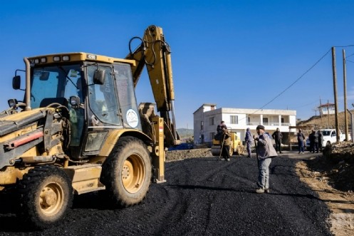 Güzelyurt Mahallesinde Asfalt Çalışması