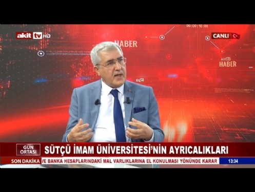 KSÜ Üniversitesi Rektörü Prof. Dr. Niyazi Can, Akit TV