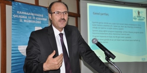 İŞKUR Elbistan`da bilgilendirme toplantısı yaptı