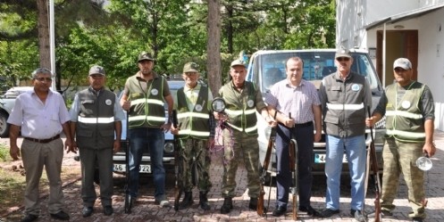 Kaçak avcılara fahri av müfettişlerinden şafak operasyonu
