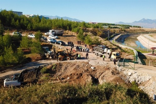 Kılavuzlu-Üniversite-Hasancıklı bölgesinde çalışmalar tamamlanıyor
