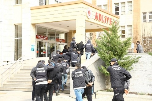 Kahramanmaraş`ta Uyuşturucu Tiçareti Yapan Organize Suç Örgütüne Şafak Operasyonu
