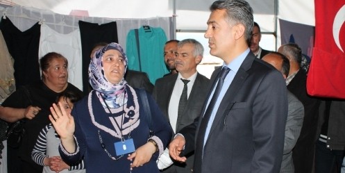 Suriyeli Kadınlar Sergi Açtı 