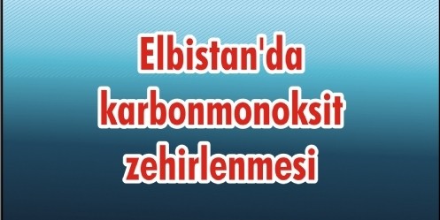 Elbistan`da karbonmonoksit zehirlenmesi