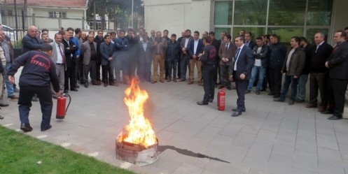 Büyükşehirde Yangın Güvenliği Eğitimi Ve Tatbikatı
