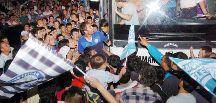 Coşkuyla karşılandı 
