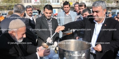 Şoför Esnafına aşure ikramı