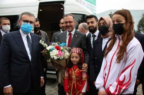 Gençlik ve Spor bakanımız sayın Dr. Mehmet Muharrem Kasapoğlu İlimizi Ziyaret Ettiler