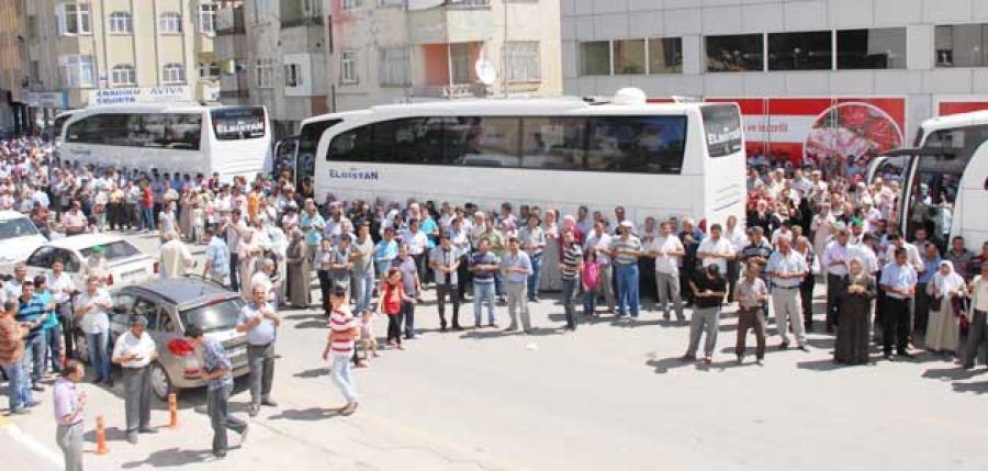 176 Umreci Kutsal Topraklara uğurlandı