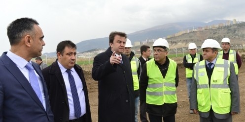 Başkan Erkoç, İnşaat Çalışmalarında İncelemelerde Bulundu