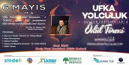 Kahramanmaraş Ufka Yolculuk- 4 Hadis Yarışması Ödülleri Sahiplerini Buluyor